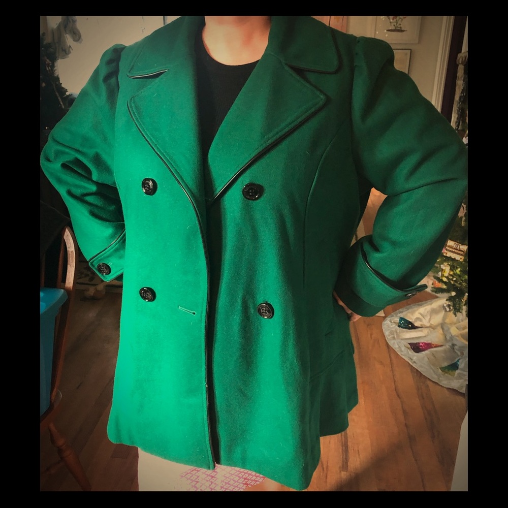 Steve Madden 3x coat in Kelly Green